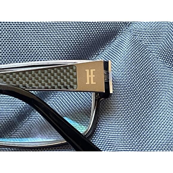 RARE HELIUM PARIS 4169 52/16/135 BLACK FLEX HINGE EYEGLASSES FRAME ONLY - Picture 3 of 9